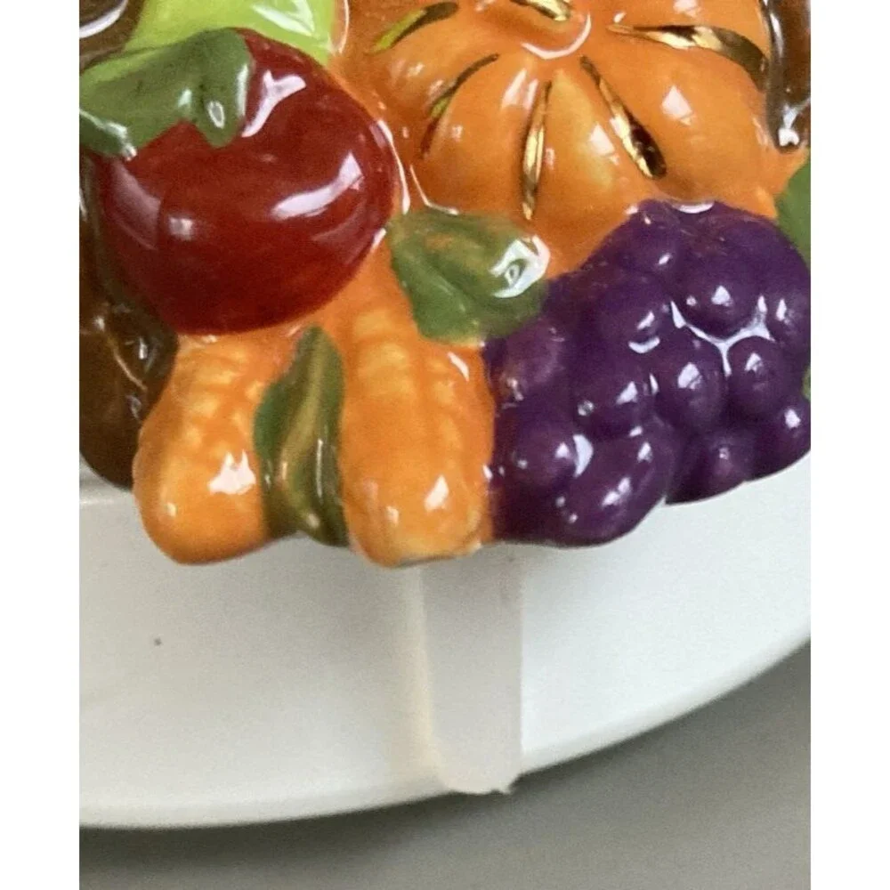 Nora Fleming Mini Autumn's Bounty Cornucopia Thanksgiving 
